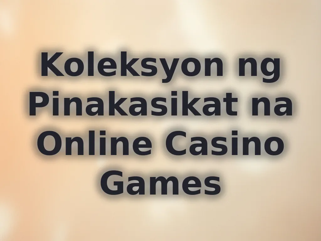 Casino Category Guide